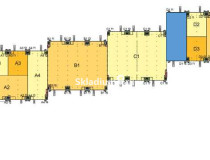 plans. Мезонин Логистический комплекс Q-Park Казань, Лаишевский р-н, с Столбище, ул Советская, 271, 7 380 м2 фото 1